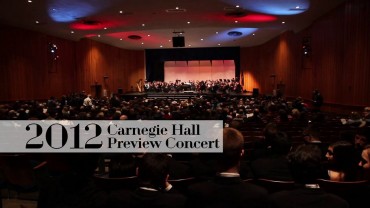 Carnegie Hall Preview Concert 2012