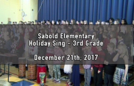 Holiday Sing – 3rd Grade 12/21/2017