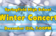 Springfield High School Winter Concert 2018